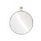 18" Round Wall Mirror in Gold Metal Frame by Ashland®